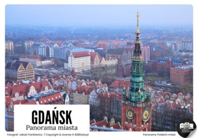 Gdansk-01-Panorama-miasta-Plakat