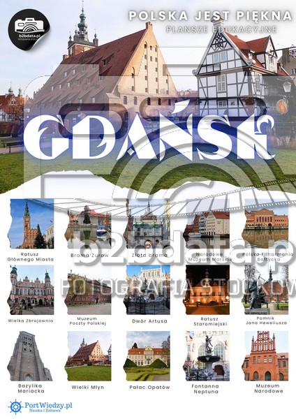 Gdańsk – Plansza edukacyjna