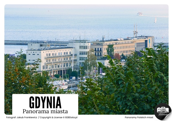 Gdynia 03 – Panorama miasta – Plakat do samodzielnego wydrukowania