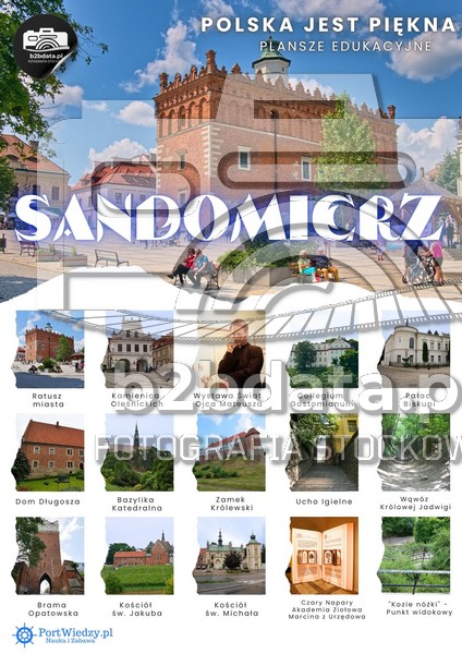Sandomierz – Plansza edukacyjna