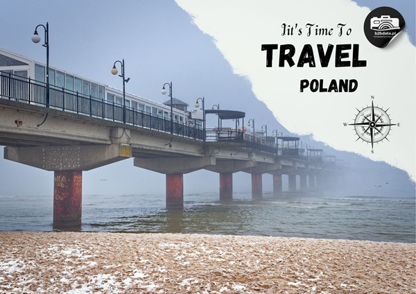 Międzyzdroje – Molo we mgle – Plakat do samodzielnego wydrukowania