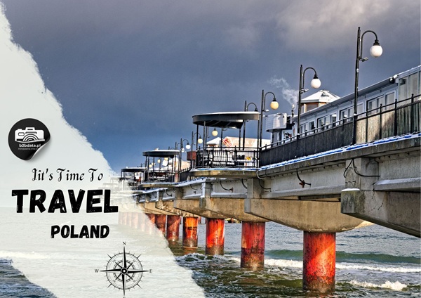 Międzyzdroje – Molo – Plakat do samodzielnego wydrukowania