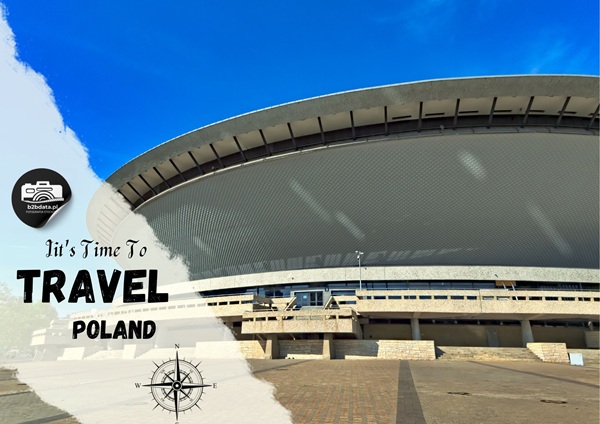 Katowice – Spodek – Plakat do samodzielnego wydrukowania