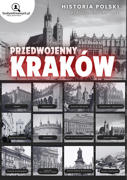 Przedwojenny Kraków – Plakat do samodzielnego wydrukowania