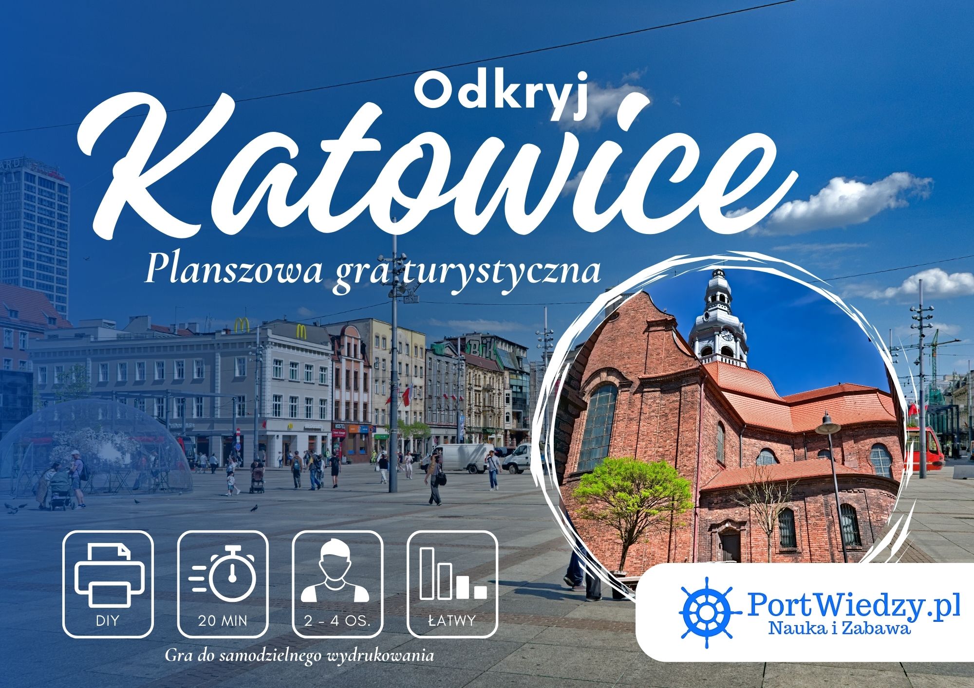 Odkryj Katowice – Turystyczna gra planszowa