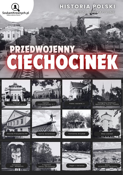 Przedwojenny Ciechocinek – Plakat do samodzielnego wydrukowania