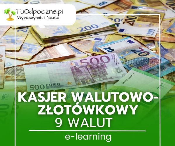 Kasjer walutowo-złotówkowy – 9 walut (warsztat e-learning)