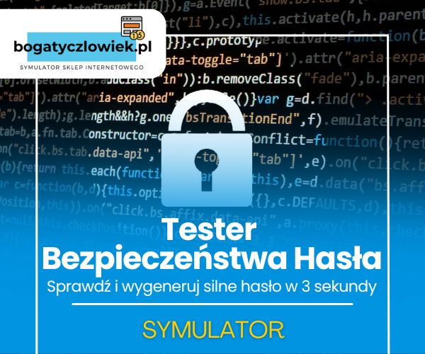Tester bezpieczeństwa hasła – Sprawdź i wygeneruj silne hasło w 3 sekundy