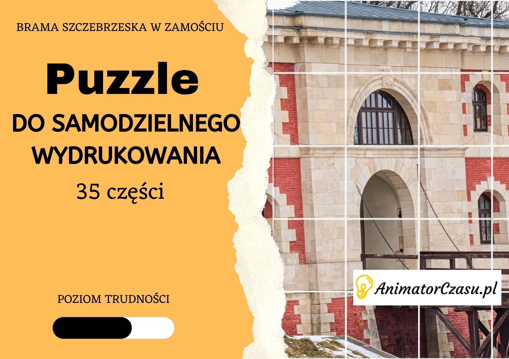 Puzzle – Brama Szczebrzeska w Zamościu